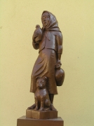 Studna Štengar - socha Aničky, odhalená k 750. výročí od 1. písemné známky o obci